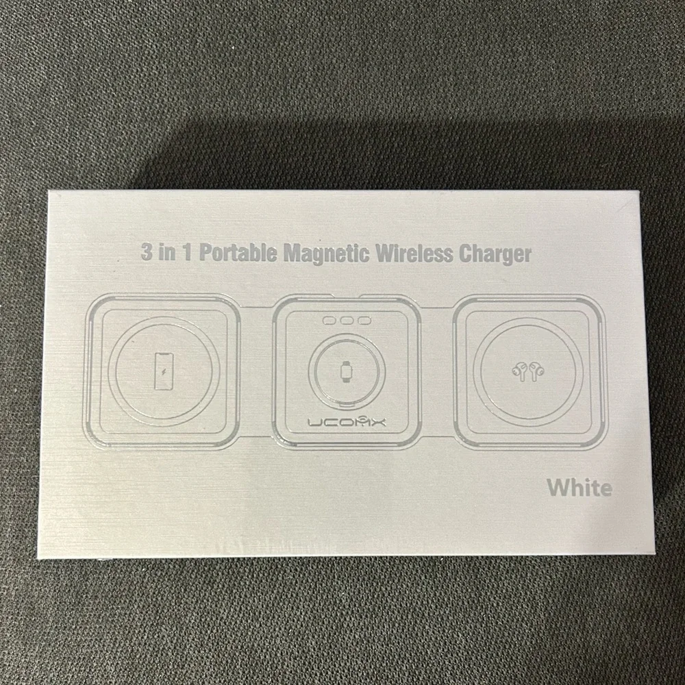 3 in 1 UCOMX Portable Magnetic Wireless Charger